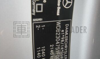 Mercedes-Benz R230 SL500 full