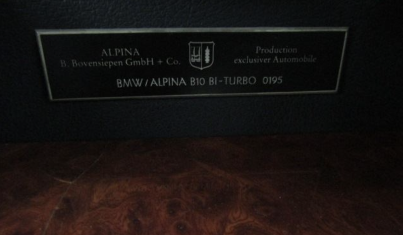 BMW ALPINA B10 Bi Turbo full